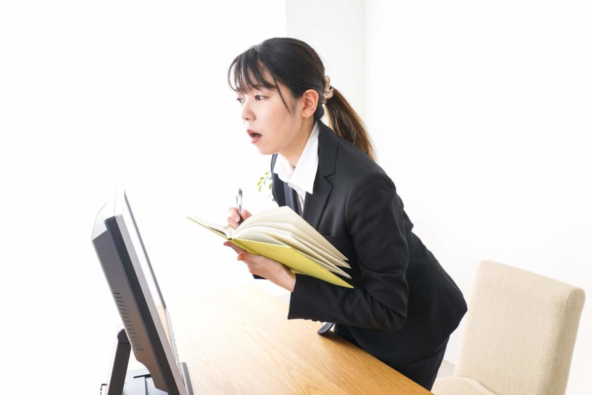 上司に話しかける